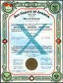 Boy Scouts of America Charter for Troop #13, Corvallis, Oregon, December 31, 1939