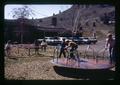 Playground at Tygh Valley Grade School, Tygh Valley, Oregon, circa 1973