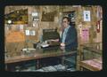 Jack Hackett at The Money Bag coin shop, Coos Bay, Oregon, 1975