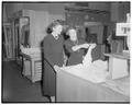 Elizabeth Pukas worked in men's furnishing, children's department, hosiery, lingerie, etc. at Lipmans, August 10, 1950