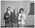 Speech department award winners with Earl W. Wells, 1962