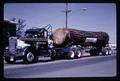 Oregon log on truck, circa 1965