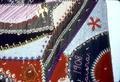 Crazy quilt, by Litch family, detail of date