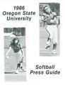 1986 Oregon State University Women's Softball Media Guide