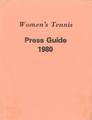 1980 Oregon State University Women's Tennis Media Guide
