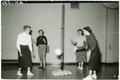 OSC women playing tetherball