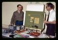 Larry Boersma and Gary D. Jarman with hot water utilization exhibit, Oregon State University, Corvallis, Oregon, circa 1970