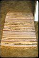 37 x 23 inch cotton rug woven winter 1978