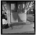 Burned traffic guard house on 26th Street, Spring 1962