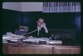 Dorman Turner at his desk, 1966