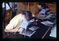 JARSI students examining stereoscopic aerial photographs, Oregon State University, Corvallis, Oregon, circa 1972