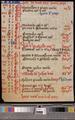 Fragment of a calendar leaf from a manuscript breviary [MS 121]