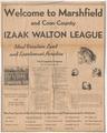 Advertisement for Izaak Walton League Annual State Convention