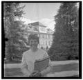Jean Saubert, OSU student and Olympic skiing medalist, July 1964