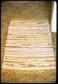 37 x 23 inch cotton rug woven winter 1978