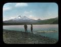 South Sister and Broken Top Mountains from Elk Lake, Deschutes N. F.