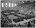 Commencement in Gill Coliseum, June 1957