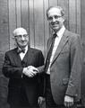 Dean Ludwig M. Eisgruber and Oscar Haag