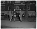 Participants in a Home Economics fashion show for Mothers Weekend, April 1959