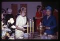 Attendees around punch bowl, Oregon State University, Corvallis, Oregon, circa 1965