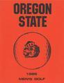 1986 Oregon State University Men's Golf Media Guide