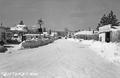 Sisters, Oregon, in the snow (looking west)