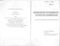 Sources of Information in Water Resources: An annotated guide to printed materials