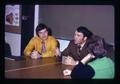 Phil Crawford and Stuart Knapp at a meeting, Oregon State University, Corvallis, Oregon, circa 1973