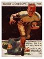 Idaho vs. Oregon Football program Oct. 17, 1936