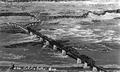 Aerial view of Celilo Falls, Oregon