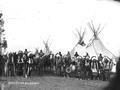 Indian Chiefs in front of tipis
