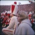 Members of the OSU band on the sideline at the 1965 Rose Bowl
