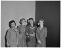 Foreign student speakers at the American Association of University Women banquet, March 1, 1958