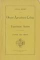 Annual Report of the Oregon Agricultural College and Experiment Station, 1896-1897