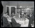 Group at a dining table