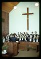 Roger Fendall directing Free Methodist Choir, Corvallis, Oregon, circa 1970