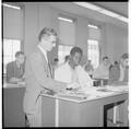 Kucao Yao, an international student from Ivory Coast, on the OSU campus, Spring 1962