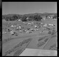 Attendee campground by Parker Stadium, American Institute of Biological Sciences national convention, August, 1962