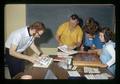 Chuck Smith and Don Toevs with others at Mid Valley Coin Club meeting, Corvallis, Oregon, November 1973