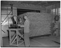 Oregon Forest Products Laboratory employees, Bruce G. Anderson (left) and Leif D. Espenas (right), September 1949