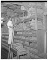 Forest Products Laboratory in Forestry Building, taken for National Forest Products week, October 1960