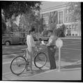 Bicycles on campus, Fall 1963