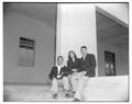 Mother's Club scholarship winners during Mothers Weekend, 1954