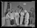 Students performing radio broadcast, 1951