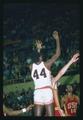 Roosevelt Daniel shooting in Oregon State University vs. University of Southern California basketball game, Corvallis, Oregon, February 1975
