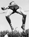 Dick Fosbury doing the "Fosbury Flop"