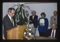 John Byrne speaking at College of Agriculture event, Oregon State University, Corvallis, Oregon, June 19, 1995