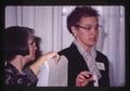 Leslie Burns and Sally Francis in skit at Triad Club, Oregon State University, Corvallis, Oregon, 1996