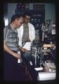 Dr. William Stephen and graduate student in lab, 1968