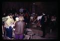 Sheep shearing demonstration by Silverton Future Farmers of America, Oregon Museum of Science and Industry, Portland, Oregon, circa 1971